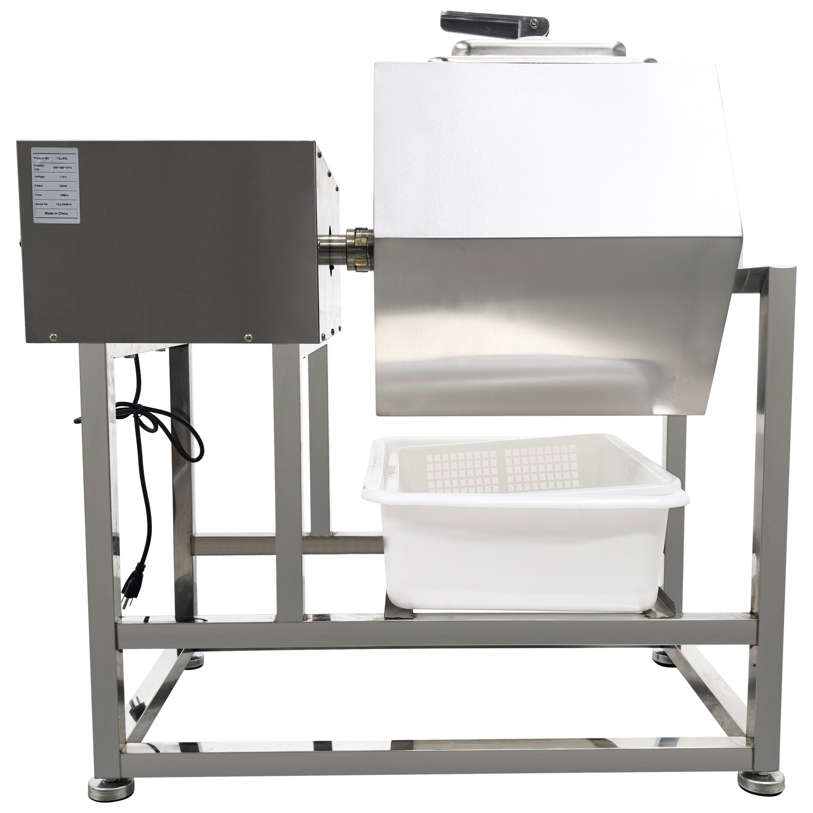 70L Commercial Meat Tumbler Marinator Machine Stainless Steel Electric Food Mari