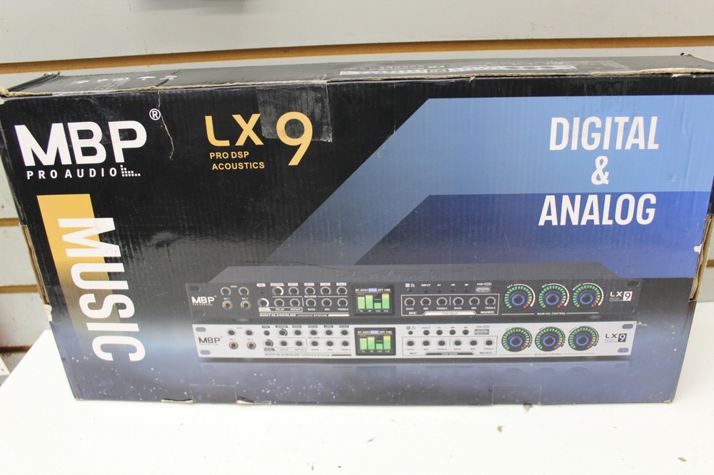 LX9 Professional KTV Digital Pre-stage Effector Anti-howling Audio Processor USB