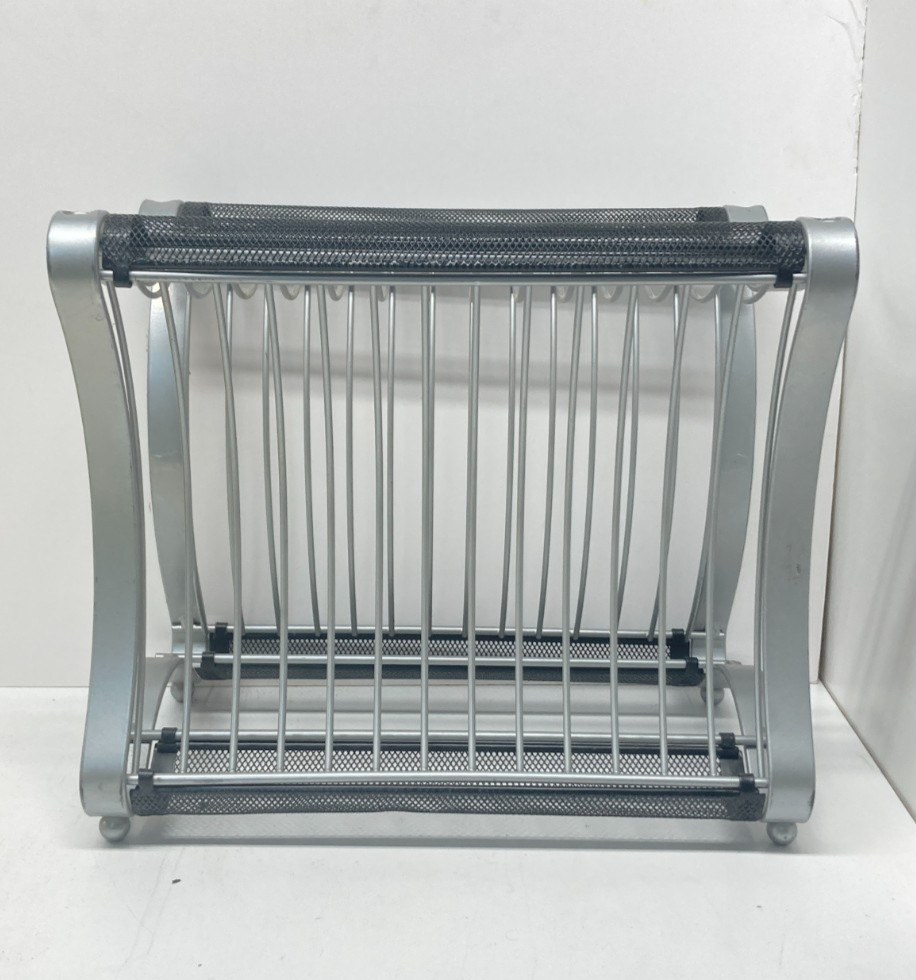 Stackable Steel Wire DVD Tower Rack-Holds 13
