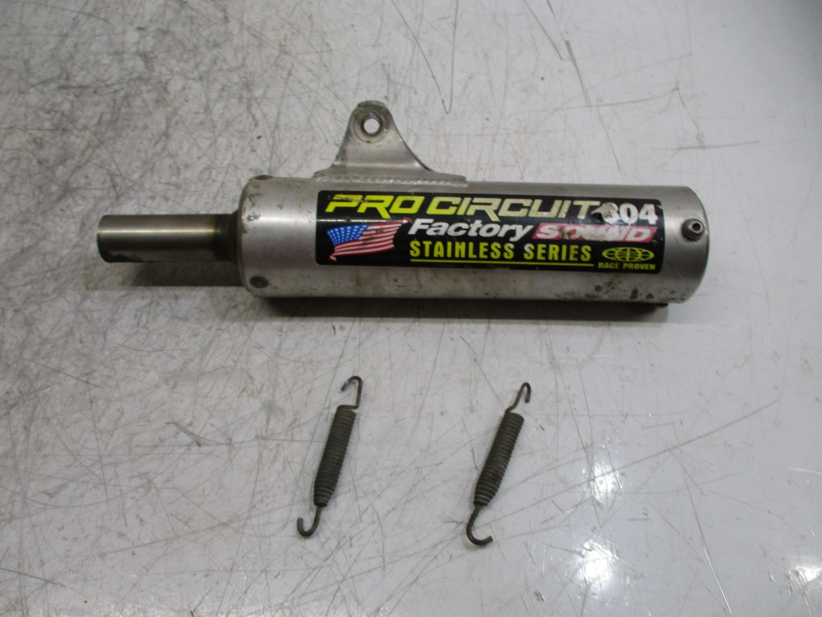 Yamaha yz80 yz 80 1987 87 EXHAUST PIPE /MUFFLER PROCIRCUIT..