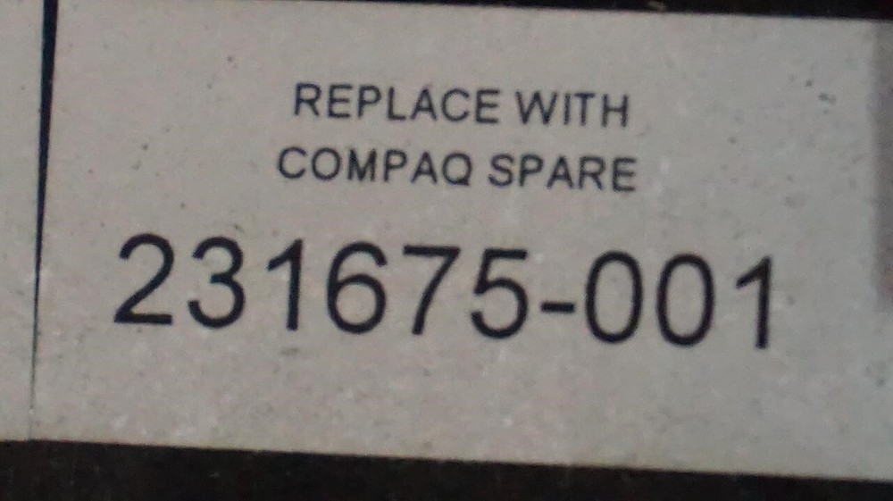 HP COMPAQ 231675-001 TAPE LIBRARY ROBOT SHUTTLE ASSEMBLY+231676 BARCODE READER