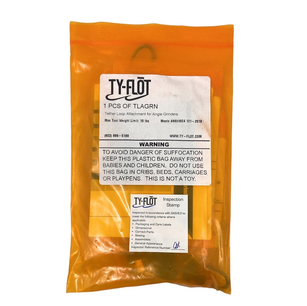☀️Ty-Flot TLAGRN Angle Grinder Tool Tether Loop Attachment Kit, Universal