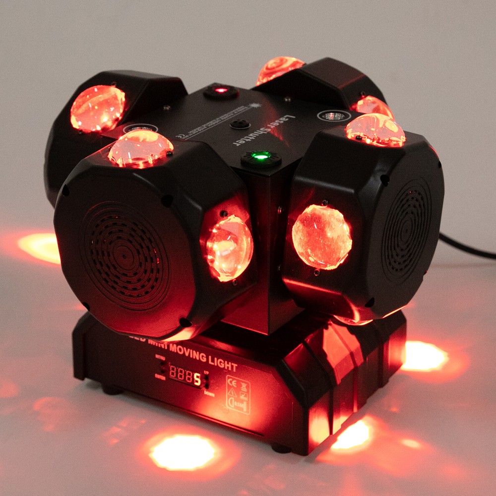 Light Rotating Strobe Light DJ DMX 512 Stage Lighting Effects Party Lamp 200W