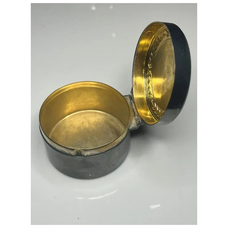 Vintage Sterling Silver Keepsake Box with Engraving