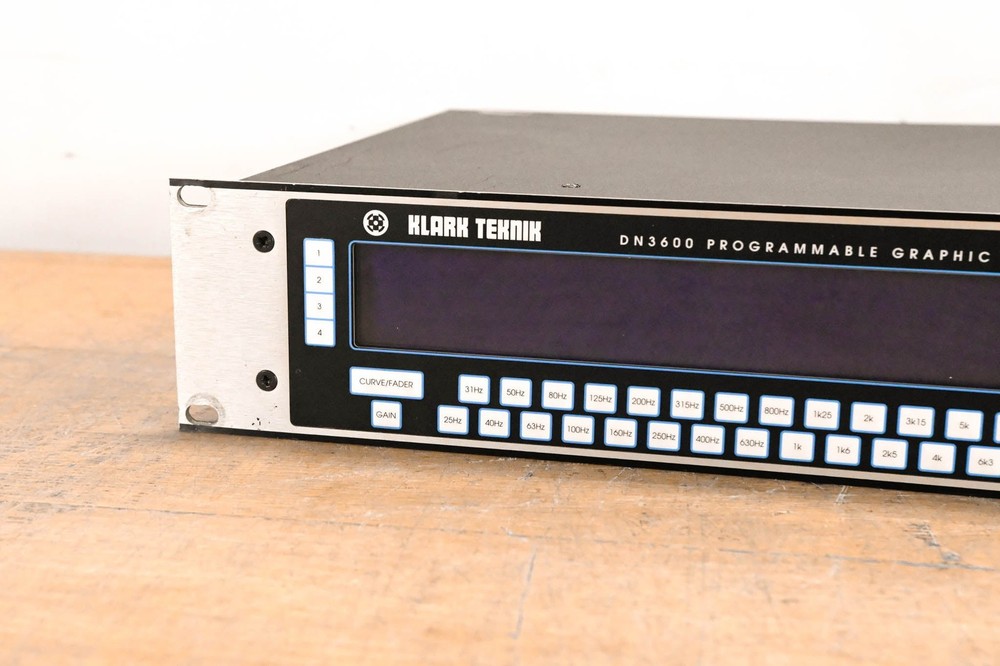 Klark Teknik DN3600 Programmable Graphic Equalizer CG01XTP
