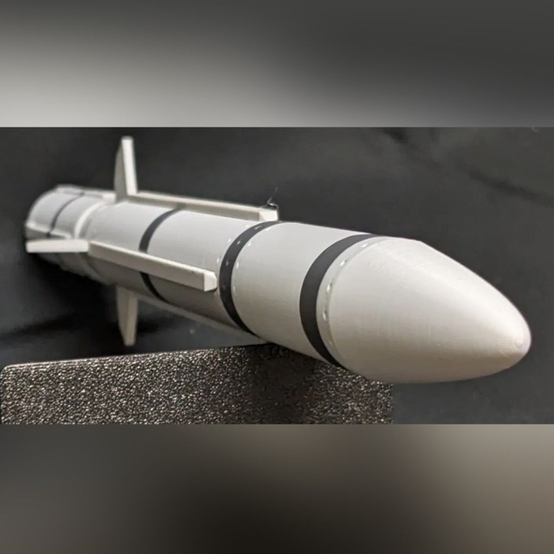 1:16 RIM-161D SM-3 Block IIA Missile Model 41cm 3D Printed Military Collection
