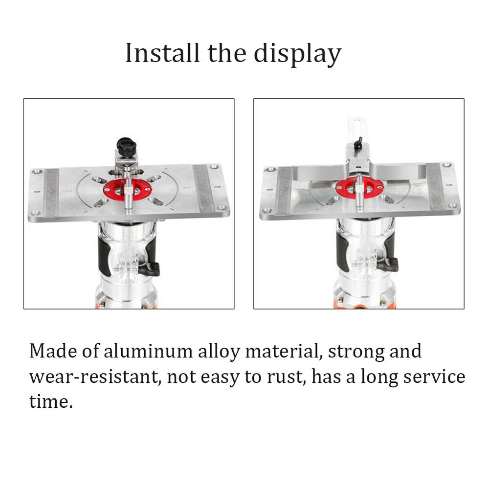Alloy Router Table Insert Plate Machine Engraving Tool V9Z1