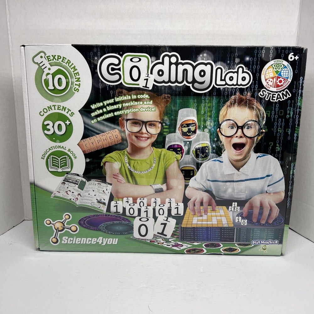 PlayMonster Science4you  Coding Lab  10 Experiments to Learn How to Code  Fun