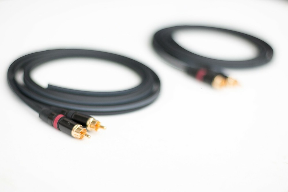 Replacement RCA Cable Technics SL1200 MK2 SL1210 | Mogami HD Pro | Pair 2X