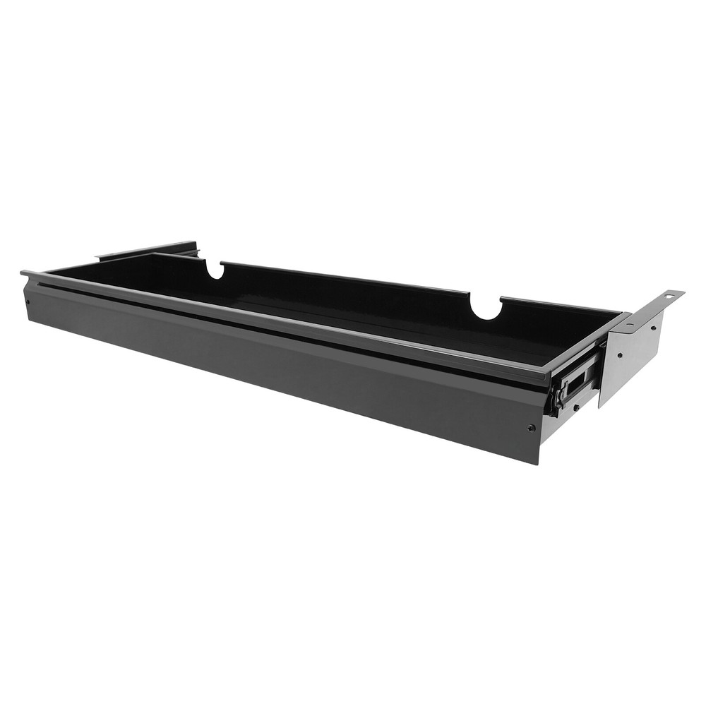 33” Black Space Saver Sliding Under Desk Storage Drawer Pull-out Drawer
