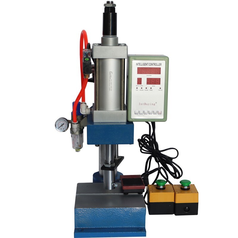 660Lb/300kg Pneumatic Punch Machine w/Display Controller Air Pressure Adjustable