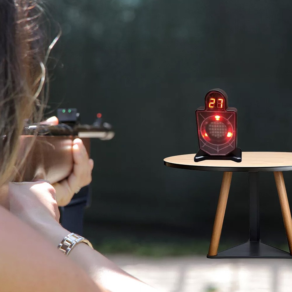 Electronic Laser Target Dry Fire Training Laser Induction Counting With light