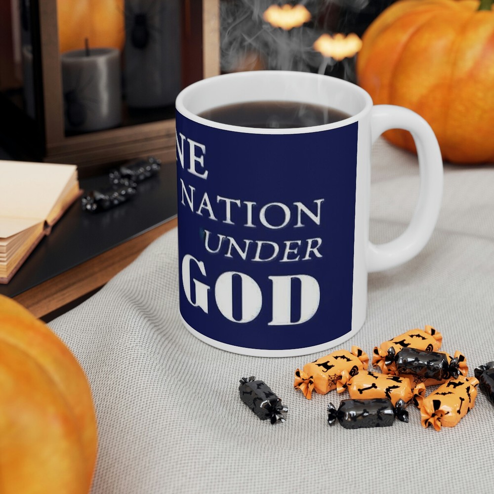 One Nation Under God Ceramic Mug 11oz