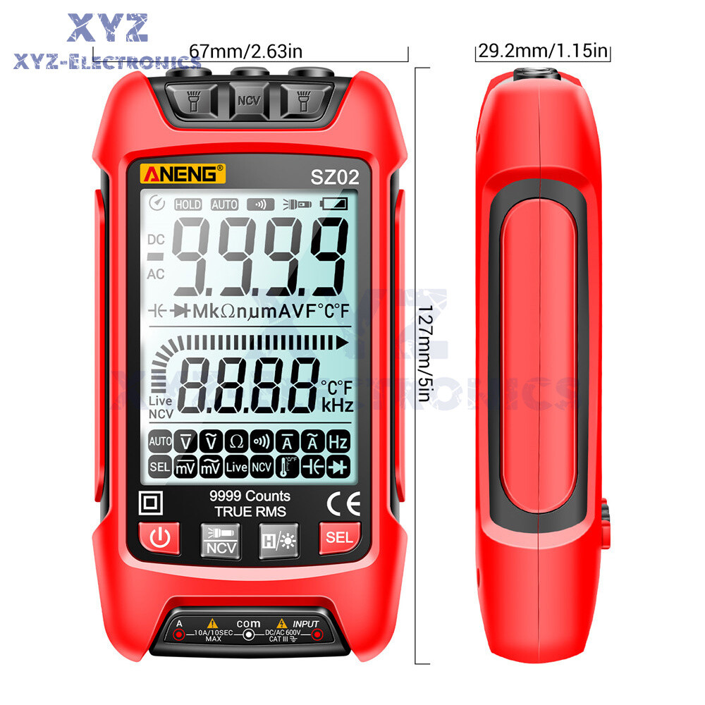SZ01 SZ02 Digital Multimeter Voltmeter Resistance Capacitance Transistor Tester