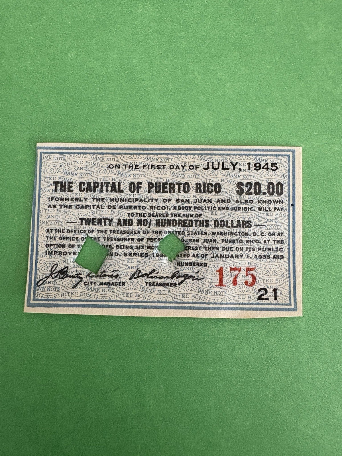 L@@K PUERTO RICO LOT 6 NOTES 1900s-1950s PEOPLE FERROCARRIL AGRICOLA COUPON