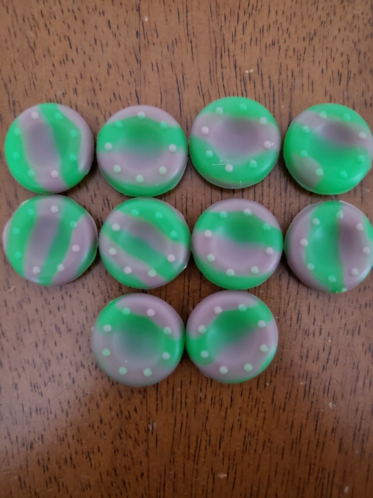 Gray & Green Camo Controller Grips 5 pairs