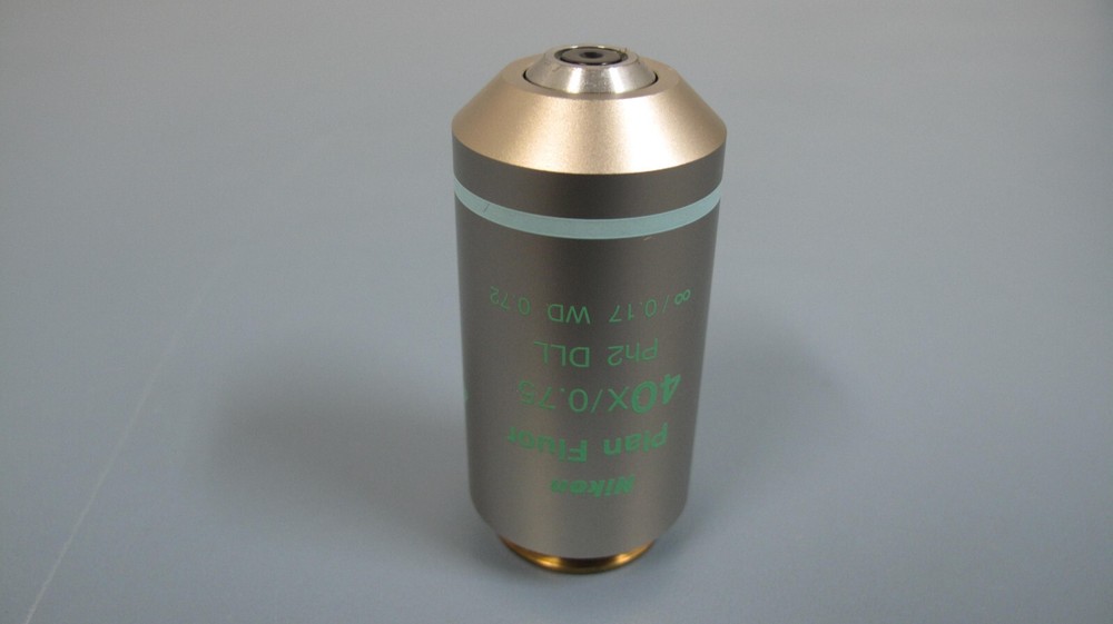 NIKON PLAN FLUOR 40X /.75 ∞ Ph2 DLL Phase Contrast Eclipse Microscope Objective