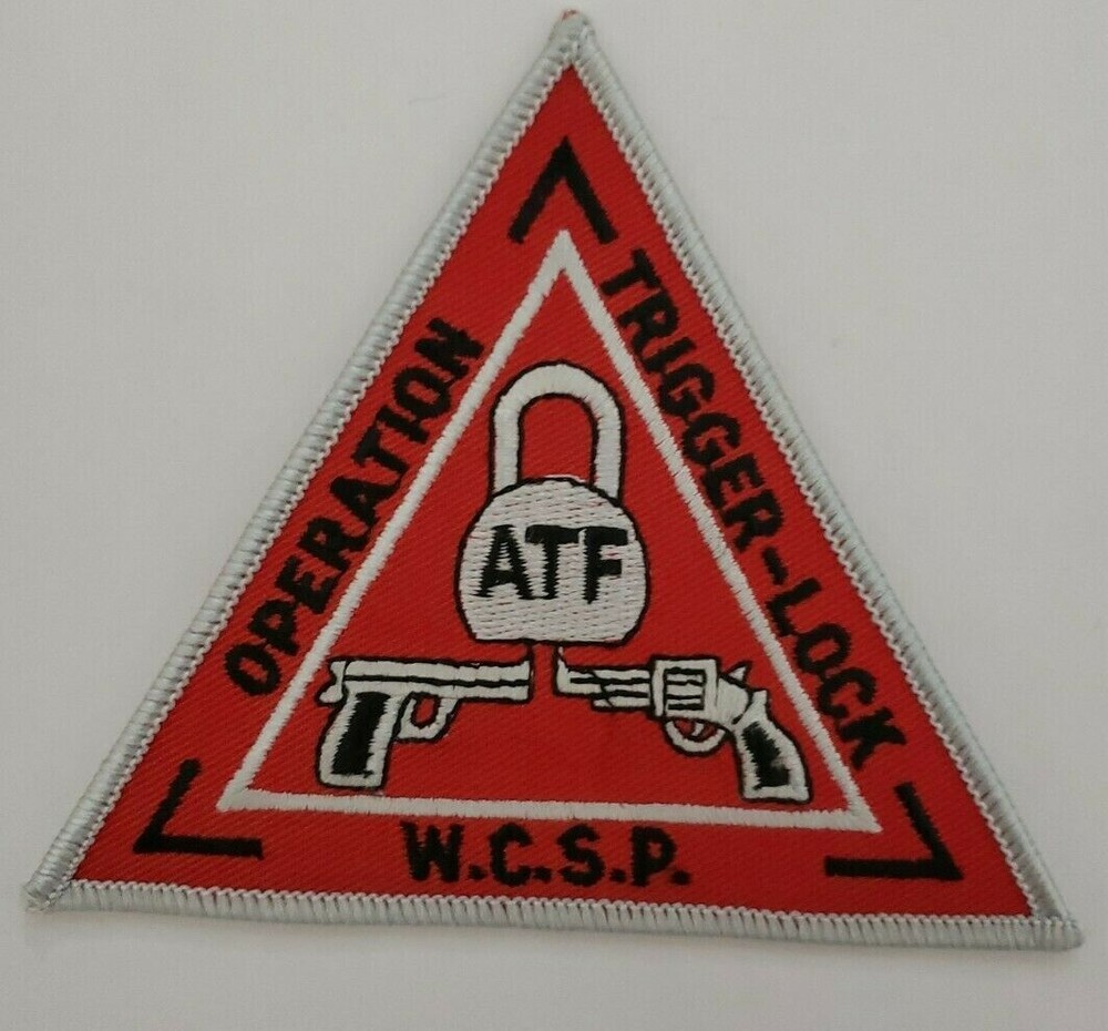 ATF Operation Trigger Lock shoulder Patch