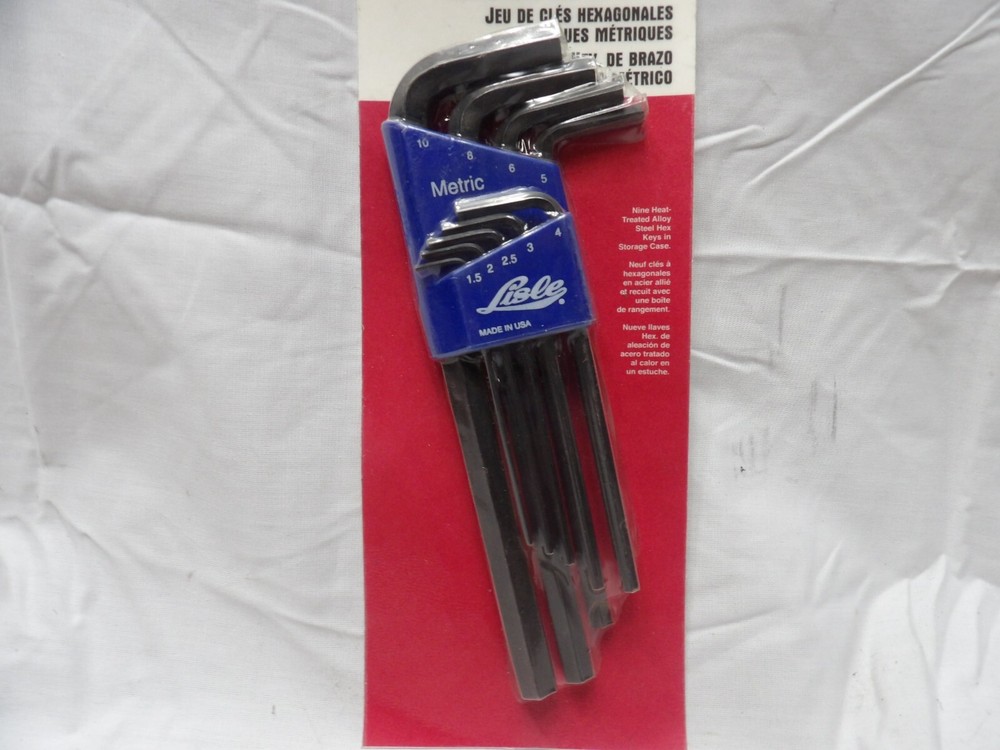 Lisle Metric Long Arm Hex Key Set #42650