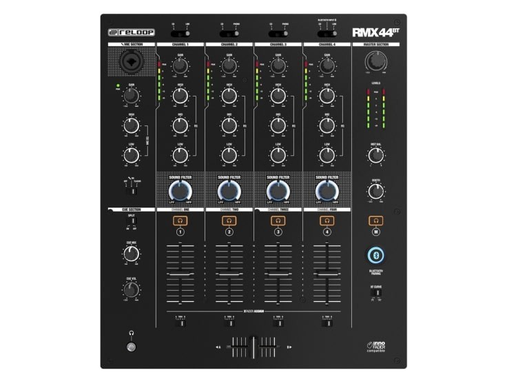 Reloop RMX-44BT 4-Channel Bluetooth DJ Club Mixer