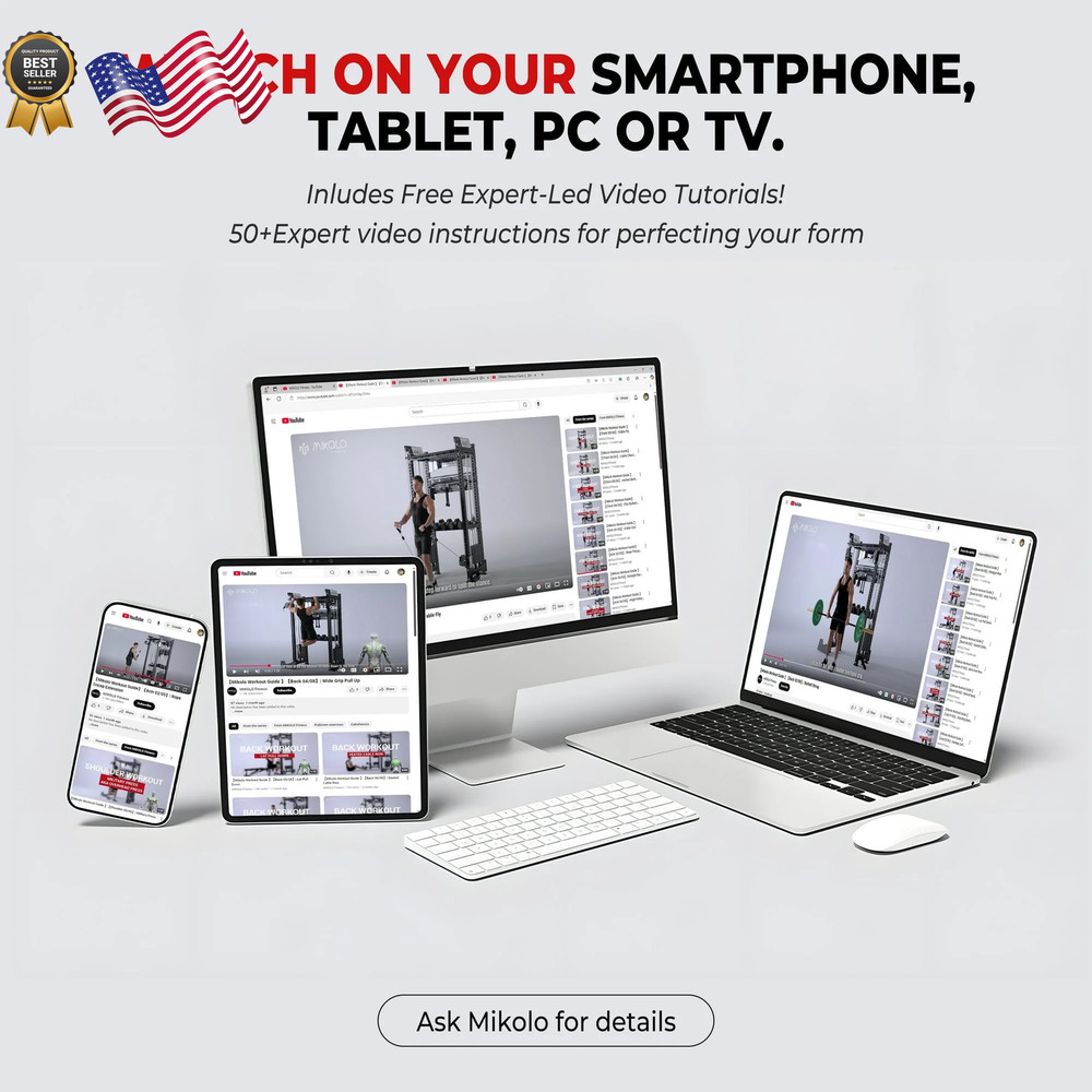 Power Rack Cage Weight Rack with Cable Crossover Machine,Multi-Function