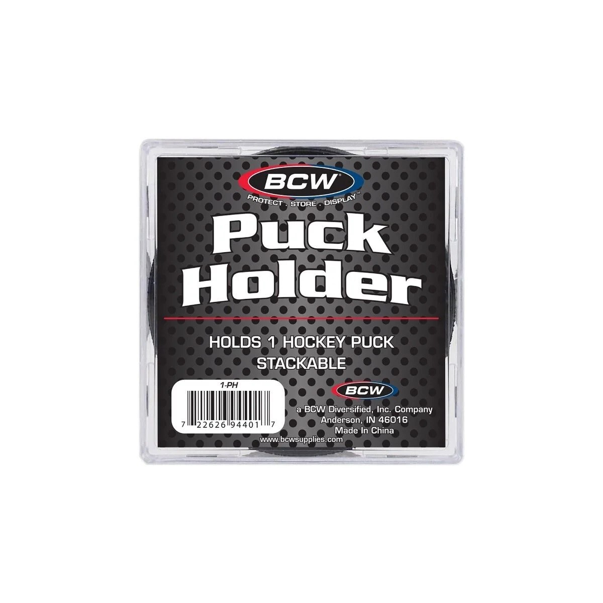 NHL Hockey Puck Holder Display Case Acrylic Square BCW Memorabilia Autograph BOX