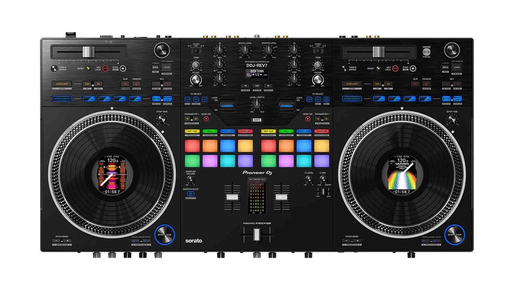 Pioneer DDJ-REV7, 2-Channel DJ Controller Package with Magma CTRL Case