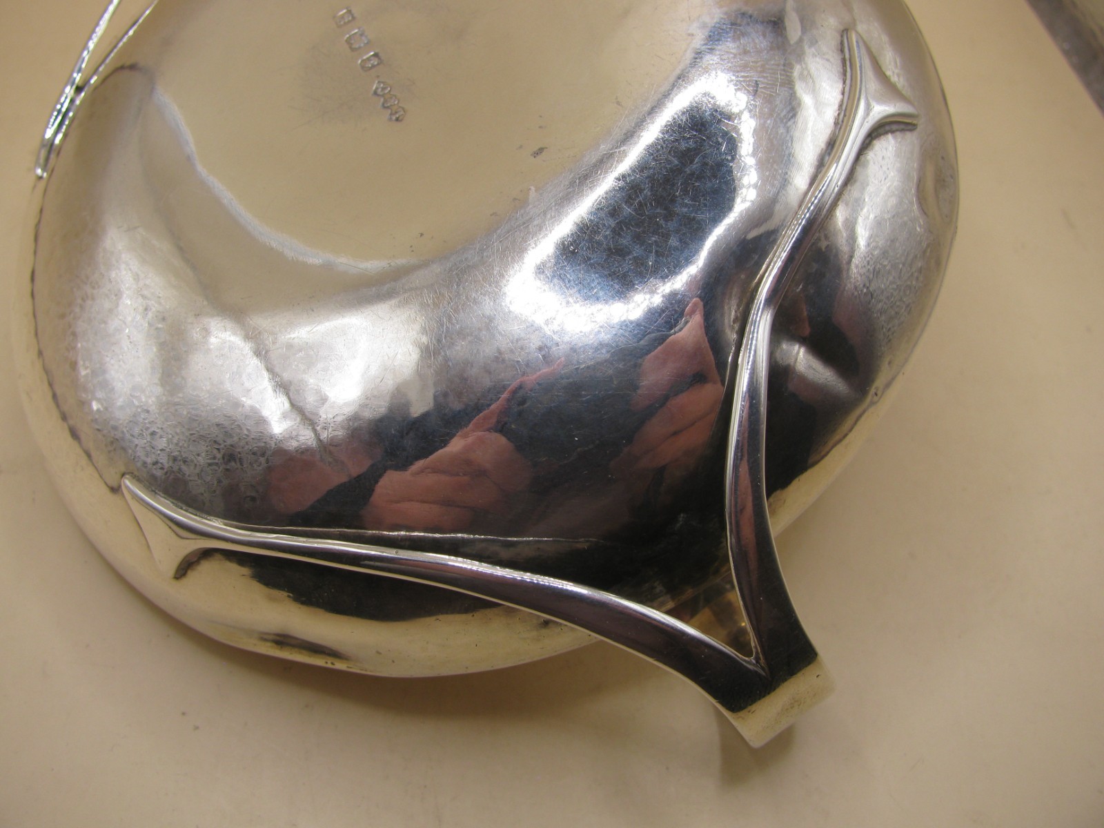 Birmingham 1906 Sterling Silver Arts & Crafts LIBERTY & CO Twin Handle Bowl