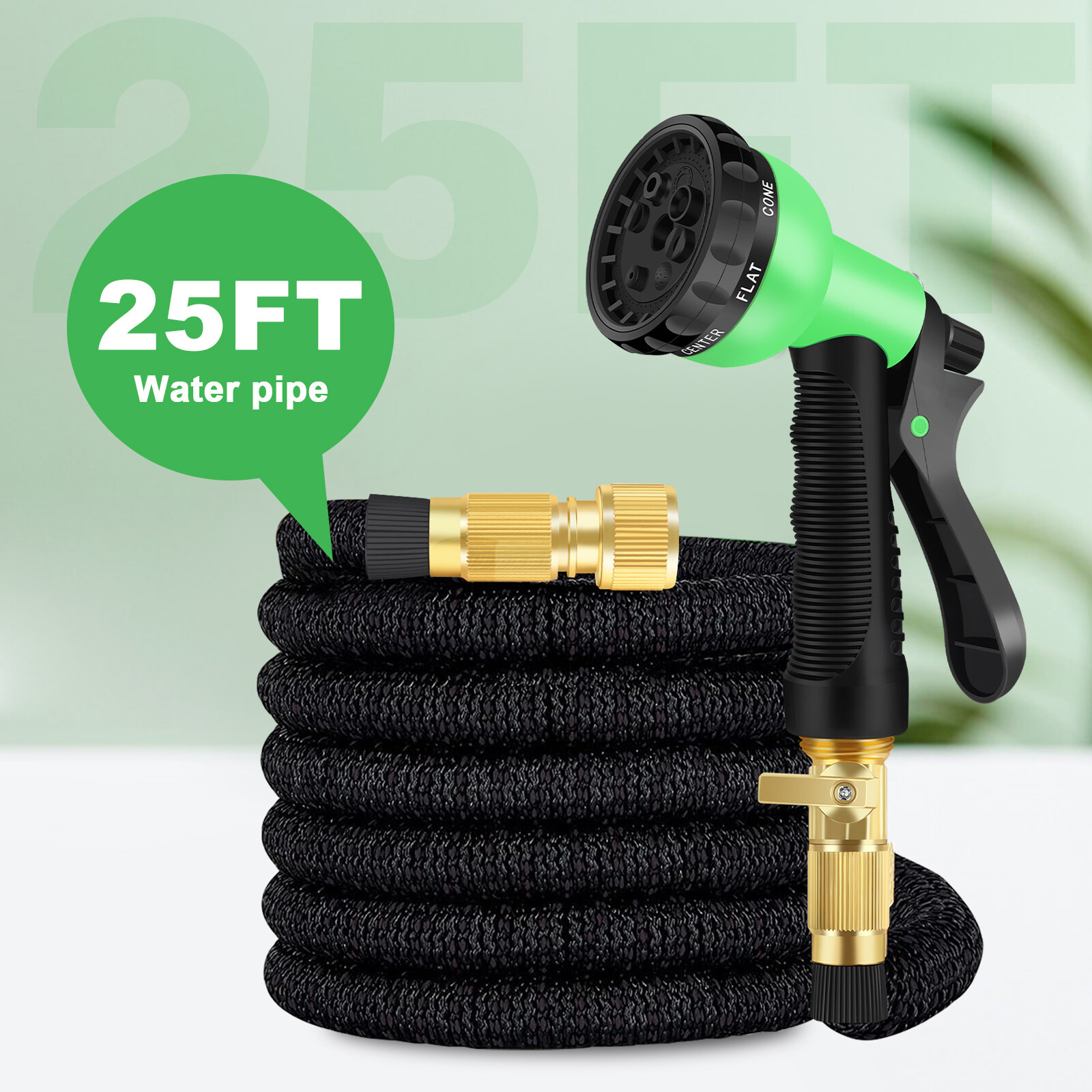 4X Stronger Deluxe Expandable Flexible Garden Hose Water Hose (50ft,75ft,100ft)