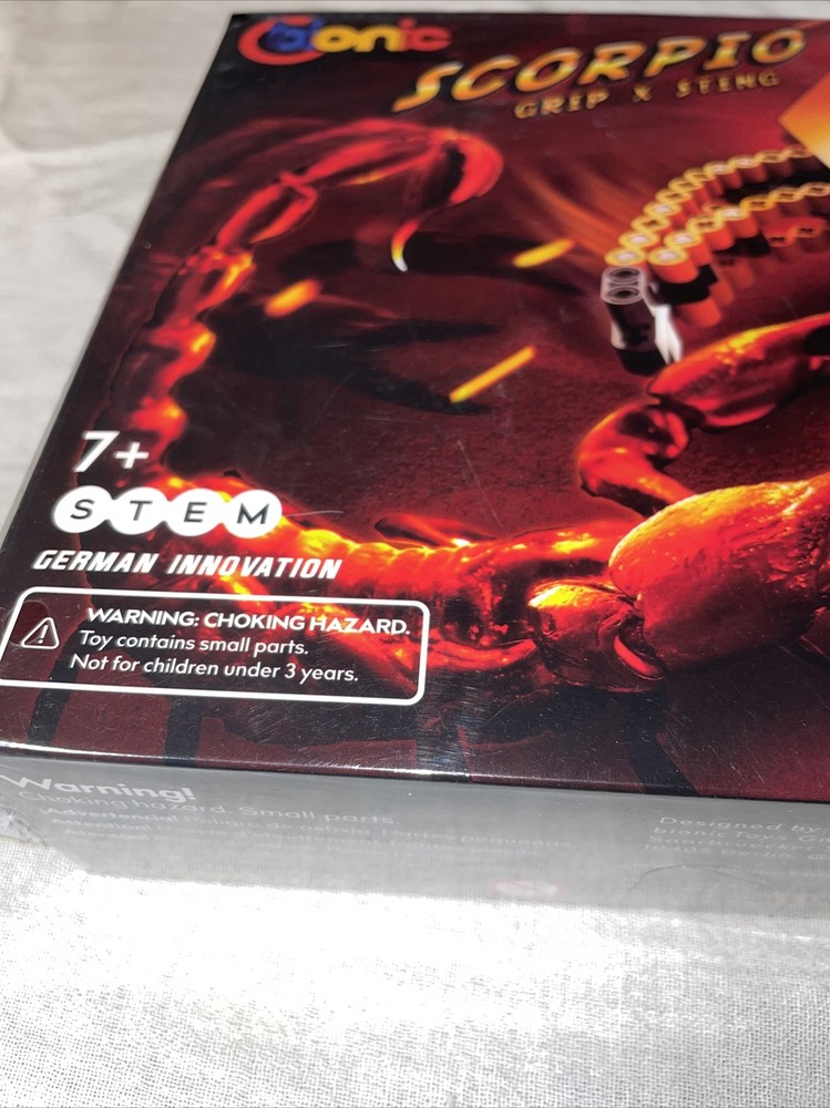 NEW SEALED Scorpio Grip Sting Bionic STEM Construction Building Toy explore Lear