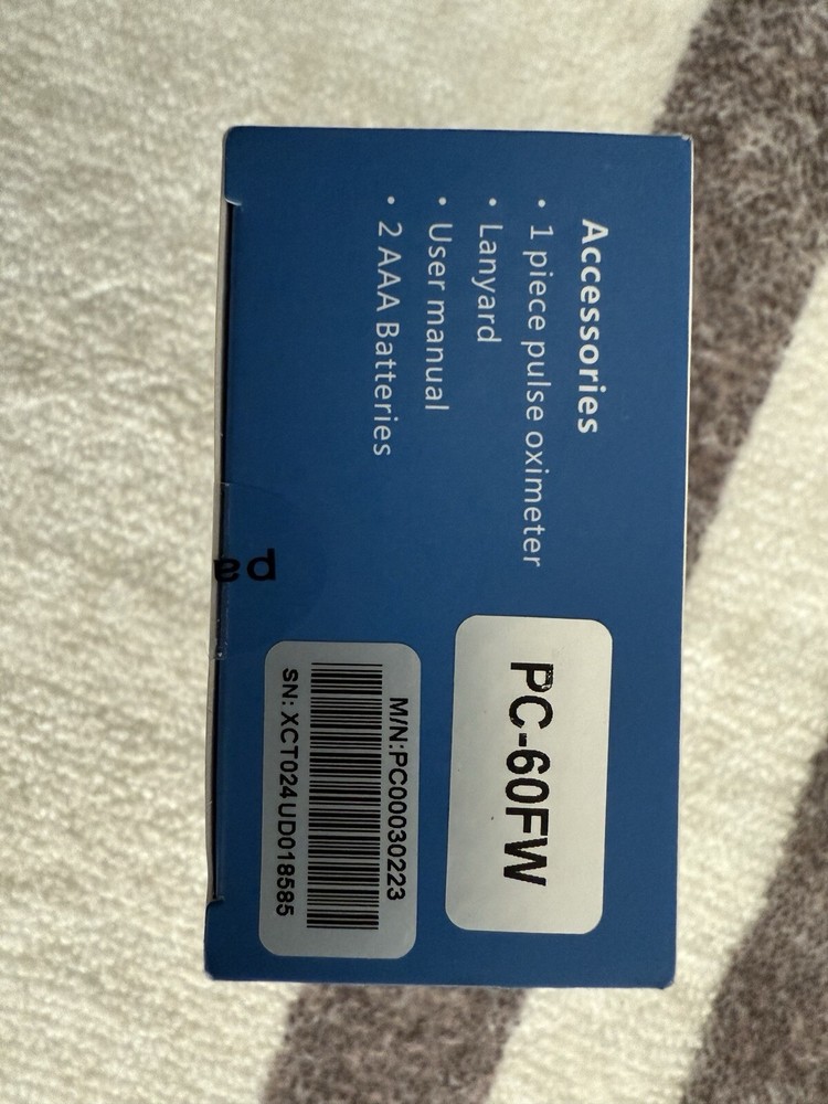 Fingertip Oximeter For Measuring Oxygen and Reading Pulse
