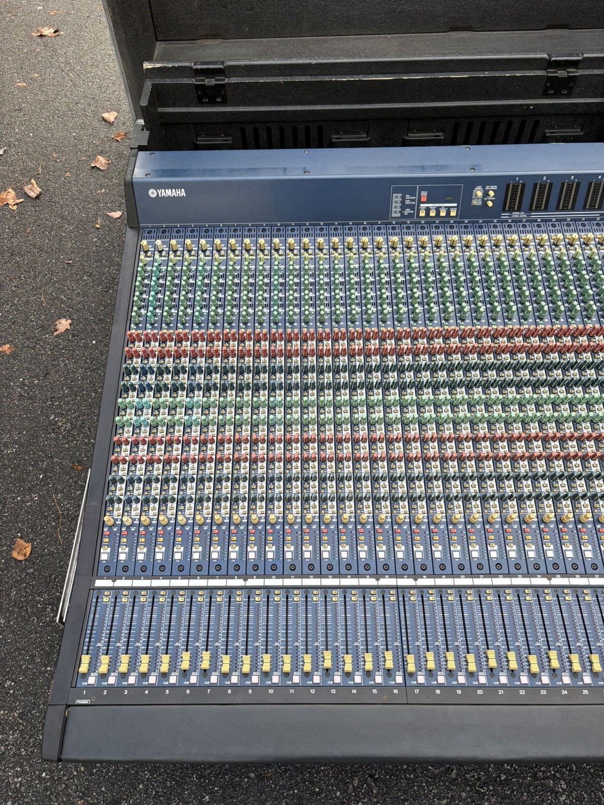 Yamaha PM-5000 52 Channel Analog Console W/ PSU and Tour Case