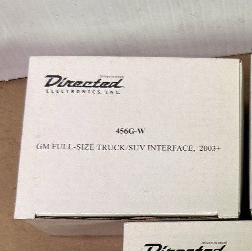 Directed Electronics 456G-W Full Size GM Truck/SUV Interface DEI - READ