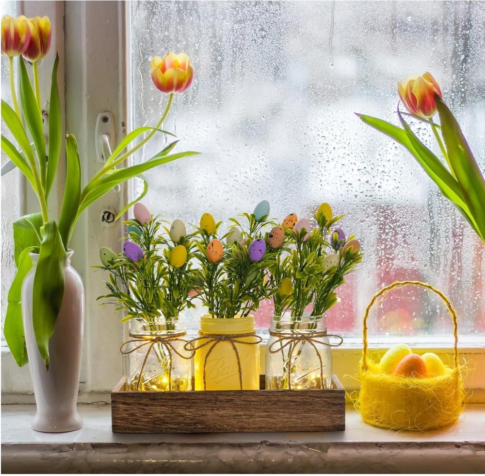 Easter Centerpiece Table Decoratio for Table Runner Farmhouse Coffee Table Decor