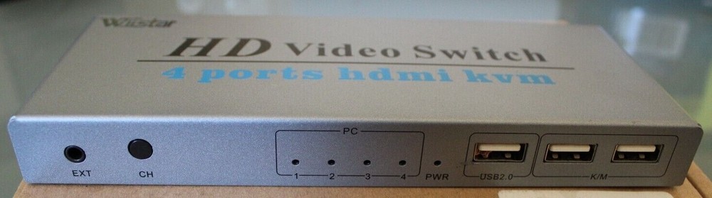 WIISTAR HDMI KVM Switch 4K