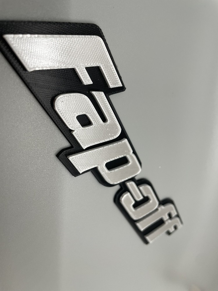 Fap-off Novelty 3D Printed Tool Box Badge.