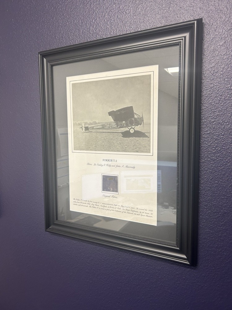Four SMITHSONIAN RELIC SERIES Aerospace Framed Prints