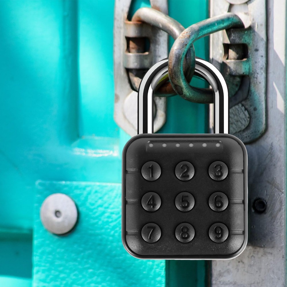 Combination Lock, 6 Digit Password Locker Lock Aluminum Alloy Code Digital Pa...
