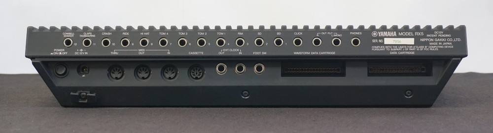 Yamaha RX5 80's Digital Rhythm Programmer - Drum Machine Sequencer W/ Road Case