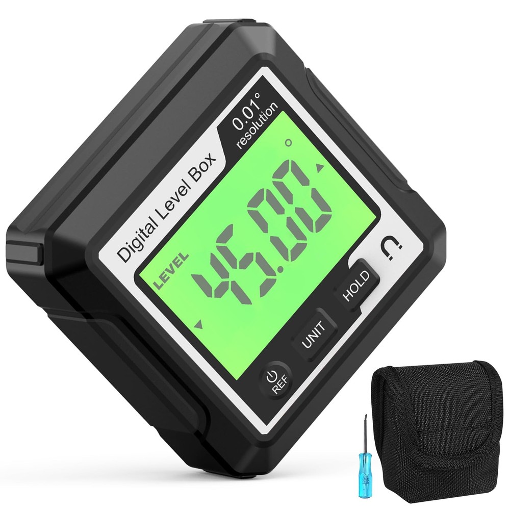 Digital Angle Finder Magnetic Angle Gauge LCD Digital Level tool Protractor I...