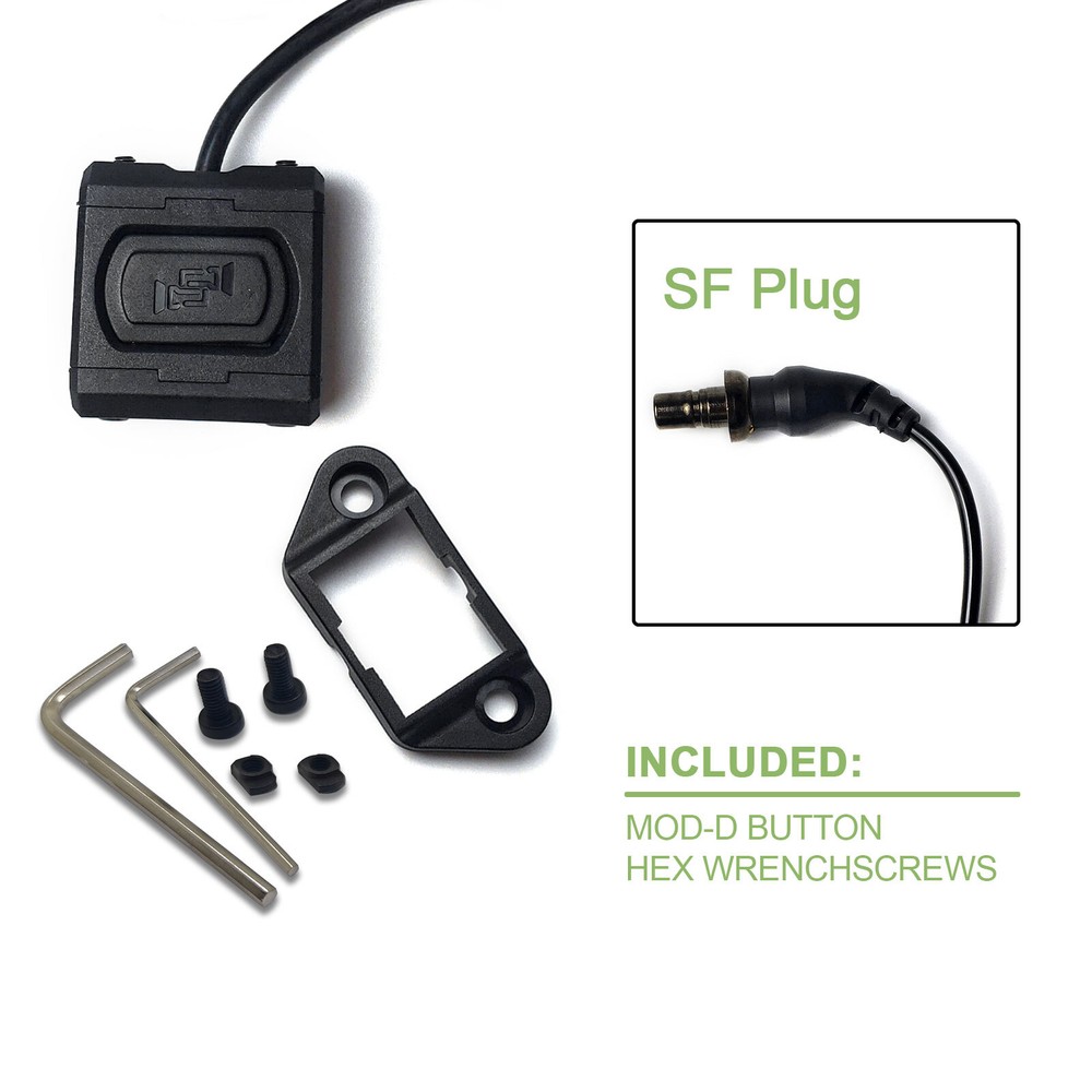 Tactical Remote Pressure Switch Light Flashlight Switch Hot Button for M300/M600