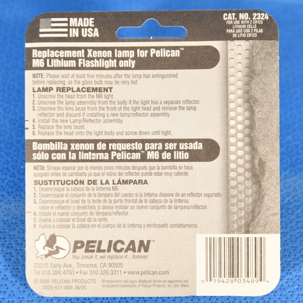 Pelican 2324 M6 Replacement Xenon Lamp Module