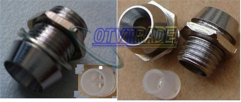 50pcs 5mm Chrome Metal LED Bezel Holder Panel Display New