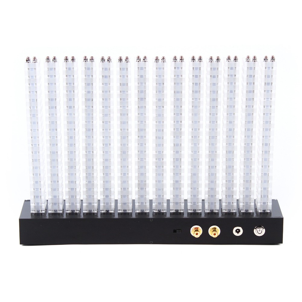 LED Music Spectrum Display Analyzer Stereo Audio Level Indicator 14-Segment Lamp