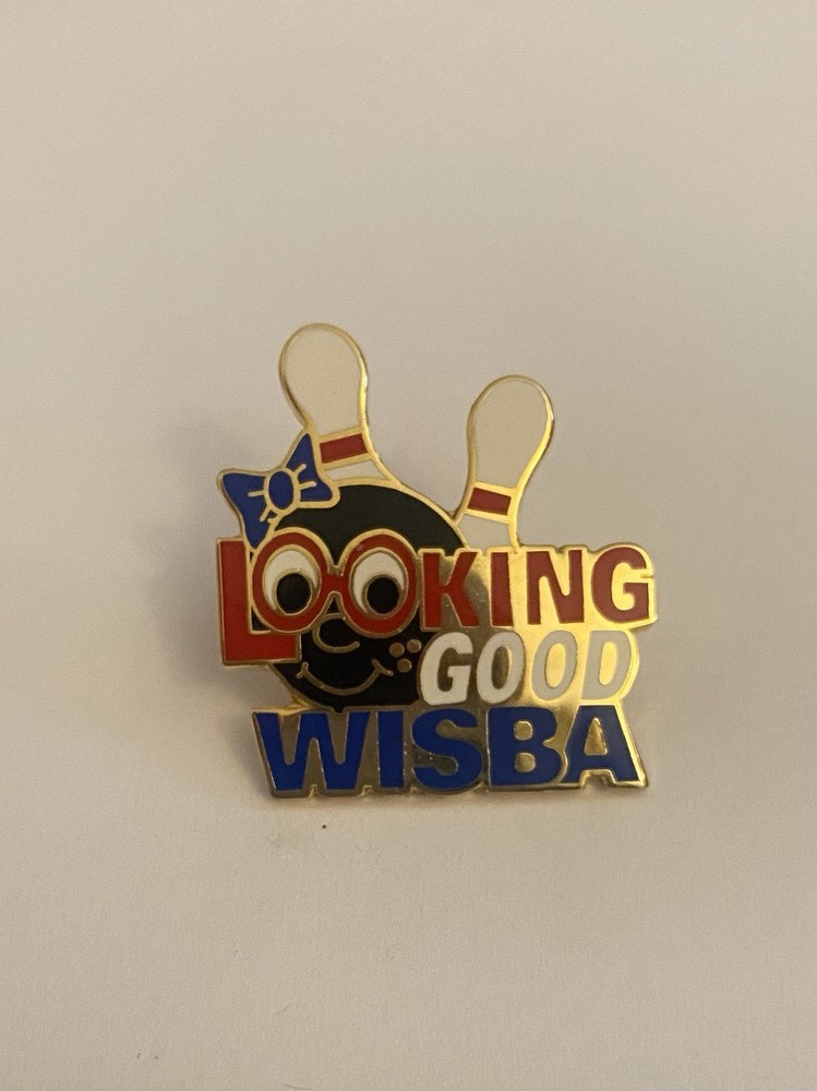WISBA Looking Good Bowling Lapel Pin P180