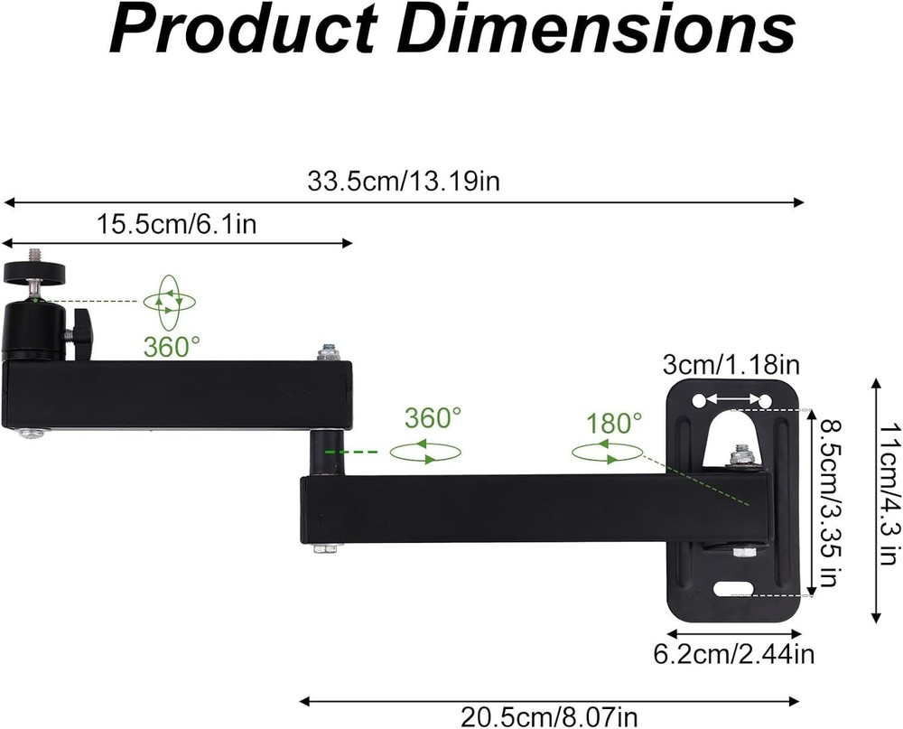 Foldable 180° Adjustable Projector Stand for Versatile Viewing – 2kg Capacity