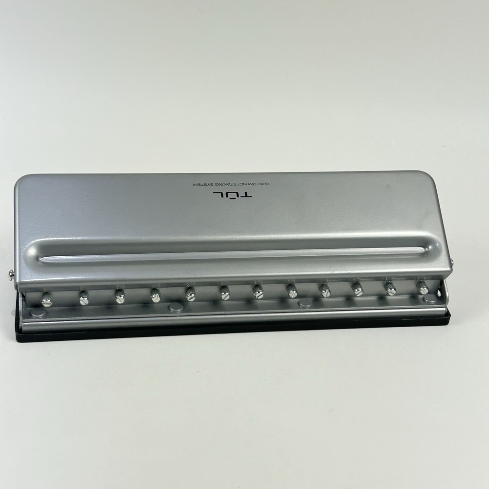 TUL Discbound Hole Punch Custom Note-Taking System Adjustable 12-Hole Punch