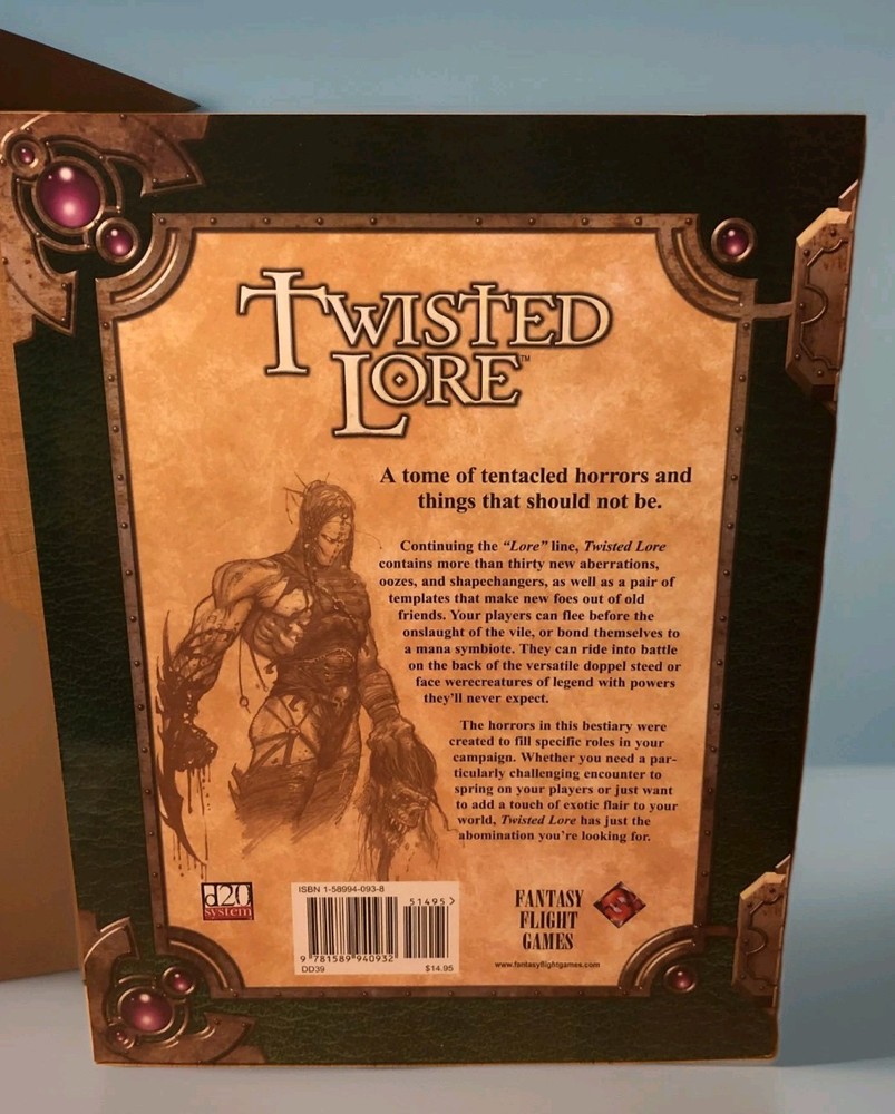 Twisted Lore Legends & Lairs d20 RPG Fantasy Flight Games