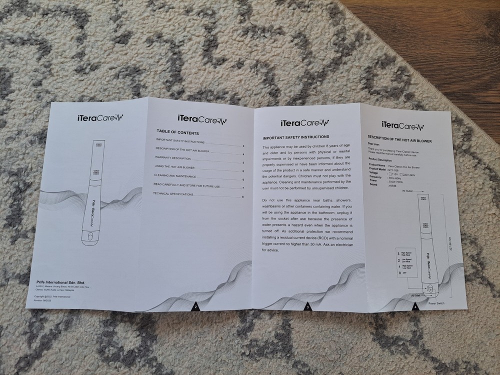 PAINT ISSUE - AUTHENTIC NEW Prife Iteracare Classic Frequency Device Red Wand