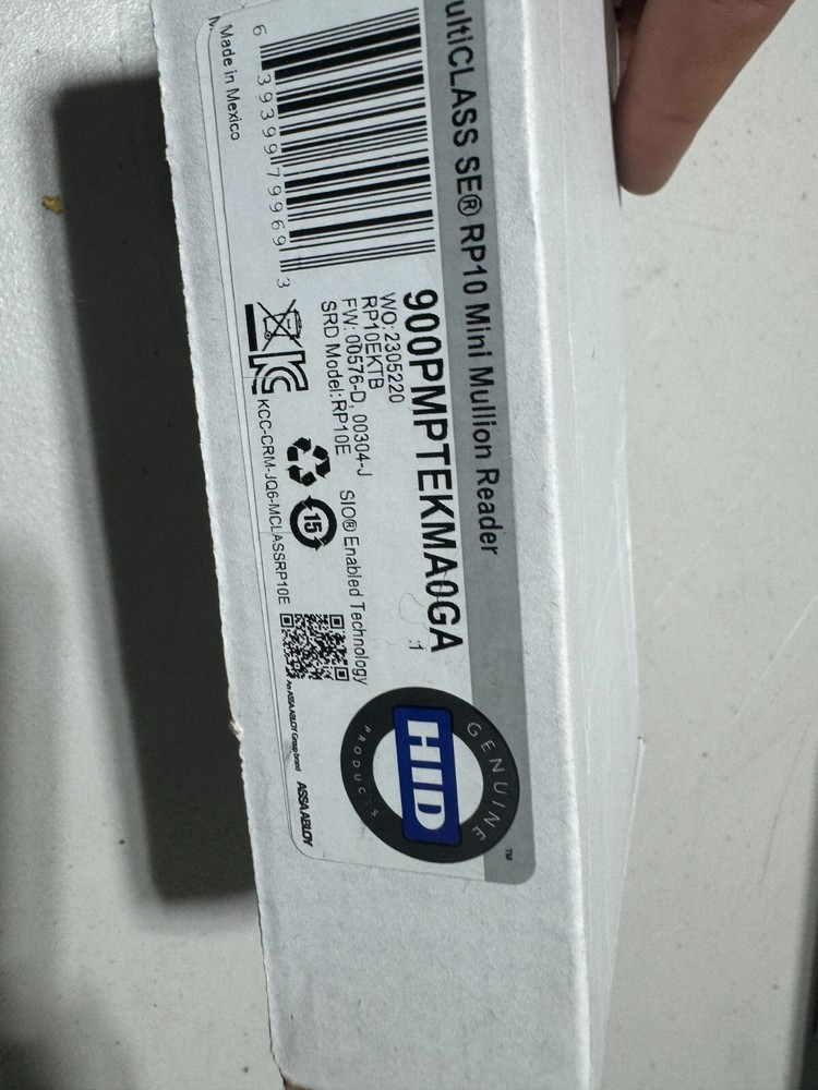 hid 900PMPTEKMA0GA Mini-mullion contactless smart card reader